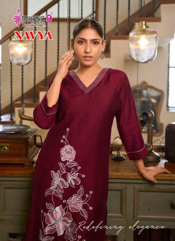 Mystic9 navya vol 1 coord set Kurti wholesale market in Bhavnagar